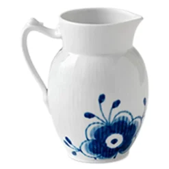 Blå Mega Riflet kanne 0,38L