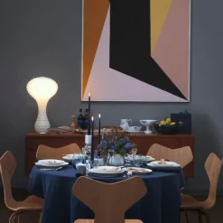 Blå Mega Riflet kanne 0,9L