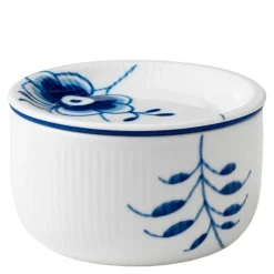 Blå Mega Riflet oppbevaringskrukke 33 cl