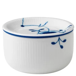 Blå Mega Riflet oppbevaringskrukke 33 cl