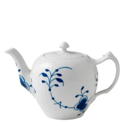 Blå Mega Riflet Riflet tekanne m/lokk 1L