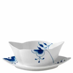 Blå Mega Riflet sauseskål 55 cl