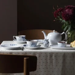 Blå Mega Riflet skål 15 cl