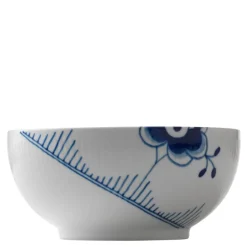 Blå Mega Riflet skål 18 cm