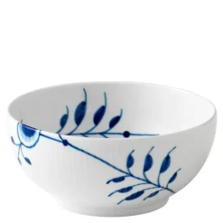 Blå Mega Riflet skål 15 cm