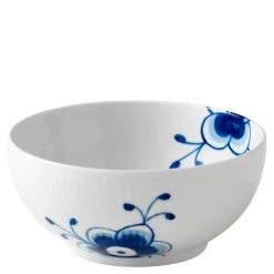 Blå Mega Riflet skål 15 cm