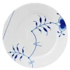 Blå Mega Riflet tallerken 22 cm dekor 9