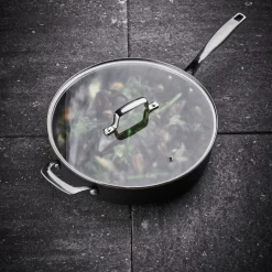 Black Line traktørpanne 30 cm svart