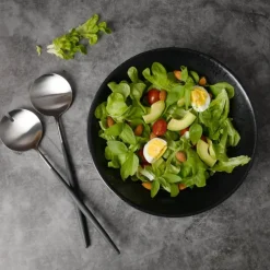 Black Satin pastatallerken 25,5 cm