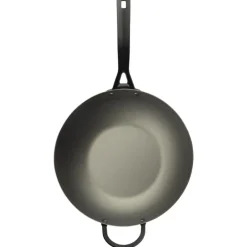 Blacksteel karbonstål wokpanne 33 cm svart