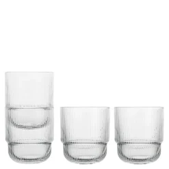 Blanka vannglass 40 cl 4 stk klar