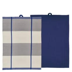 Blocks kjøkkenhåndkle 50x70 cm 2 stk royal blue