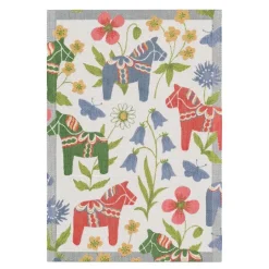 Blomsterhäst håndkle 35x50 cm