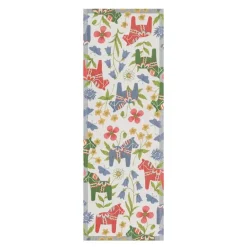 Blomsterhäst løper 35x100 cm