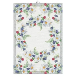 Blomsterkrans håndkle 35x50 cm