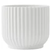Blomsterpotte liten hvit