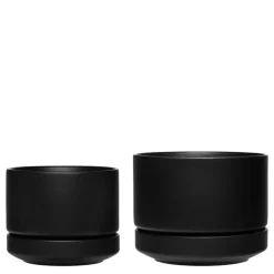 Blomsterpotte SN 16 cm matt svart