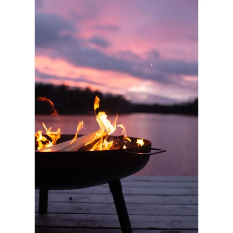 Bålpanne 70 cor-ten m/avtagbare ben