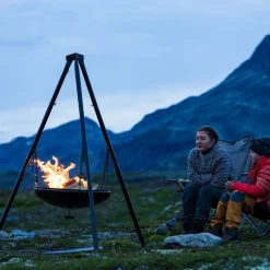 Bålpanne med stativ