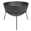 Bålpanne 61x50 cm svart