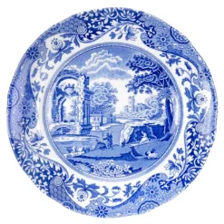 Blue Italian asjett 15 cm blå/hvit