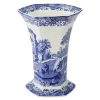 Blue Italian vase 27 cm blå/hvit