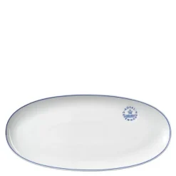 Blueline oval tallerke 37 cm