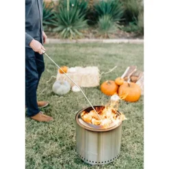 Bålverktøy sett 2 deler rustfritt stål