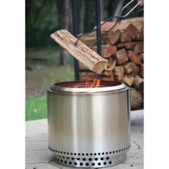 Bålverktøy sett 2 deler rustfritt stål