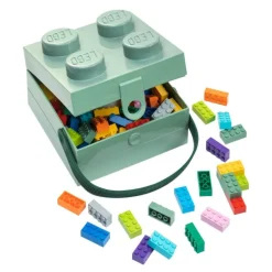 Boks med håndtak grønn