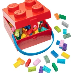 Boks med håndtak rød