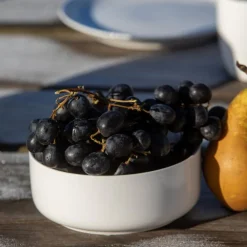 Bolle liten 6x14 cm hvit