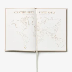 Bon Voyage reisejournal blå