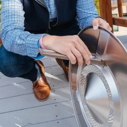 Bonfire varmespreder silver