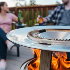 Bonfire varmespreder silver