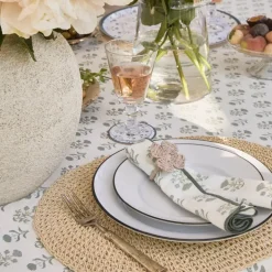 Bordbrikke oval 35x45 cm strå