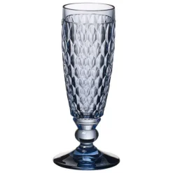Boston champagneglass 15 cl blå