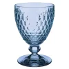 Boston vannglass 35 cl blå