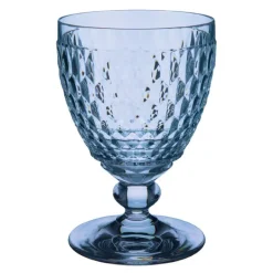 Boston vannglass 35 cl blå