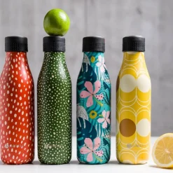 Bottle Up Design termoflaske 0,5L oransje/hvit