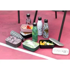 Bottle Up Design termoflaske 0,5L brun/hvit/grå