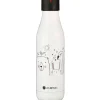 Bottle Up Design termoflaske 0,5L hvit/svart/rosa