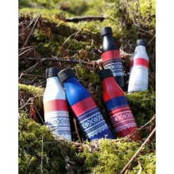 Bottle Up Marius termoflaske 0,5L grå/rød/hvit