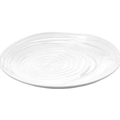 Boulogne tallerken flat 26,5 cm hvit