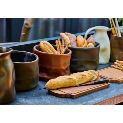 Brødkurv skinn brown