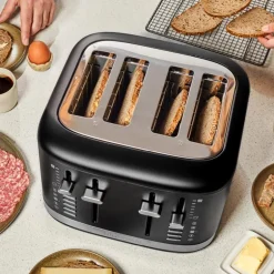 Brødrister 5KMT4109EBM 4 skiver brede spor matt svart