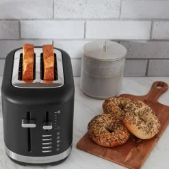 Brødrister 5KMT2109EBM 2 skiver brede spor matt svart