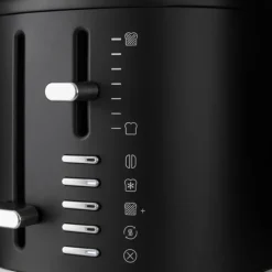 Brødrister 5KMT2109EBM 2 skiver brede spor matt svart