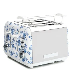 Brødrister 4-skiver China Rose blå/hvit