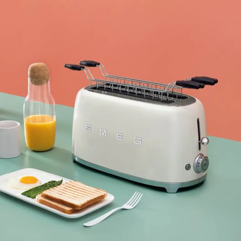 Brødrister TSF02 4 skiver krem